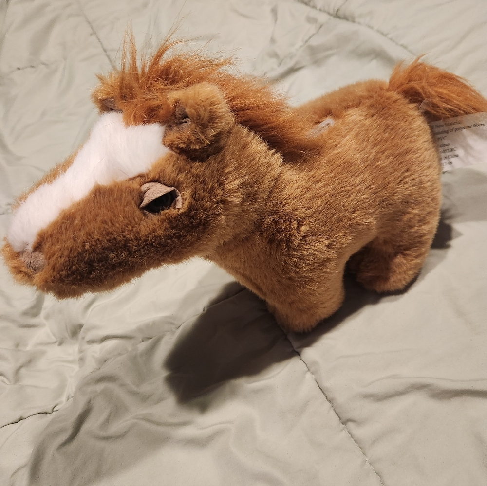 Horse Plush Piggy Bank Toy Kids Htf